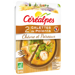 Galettes polenta chèvre &...